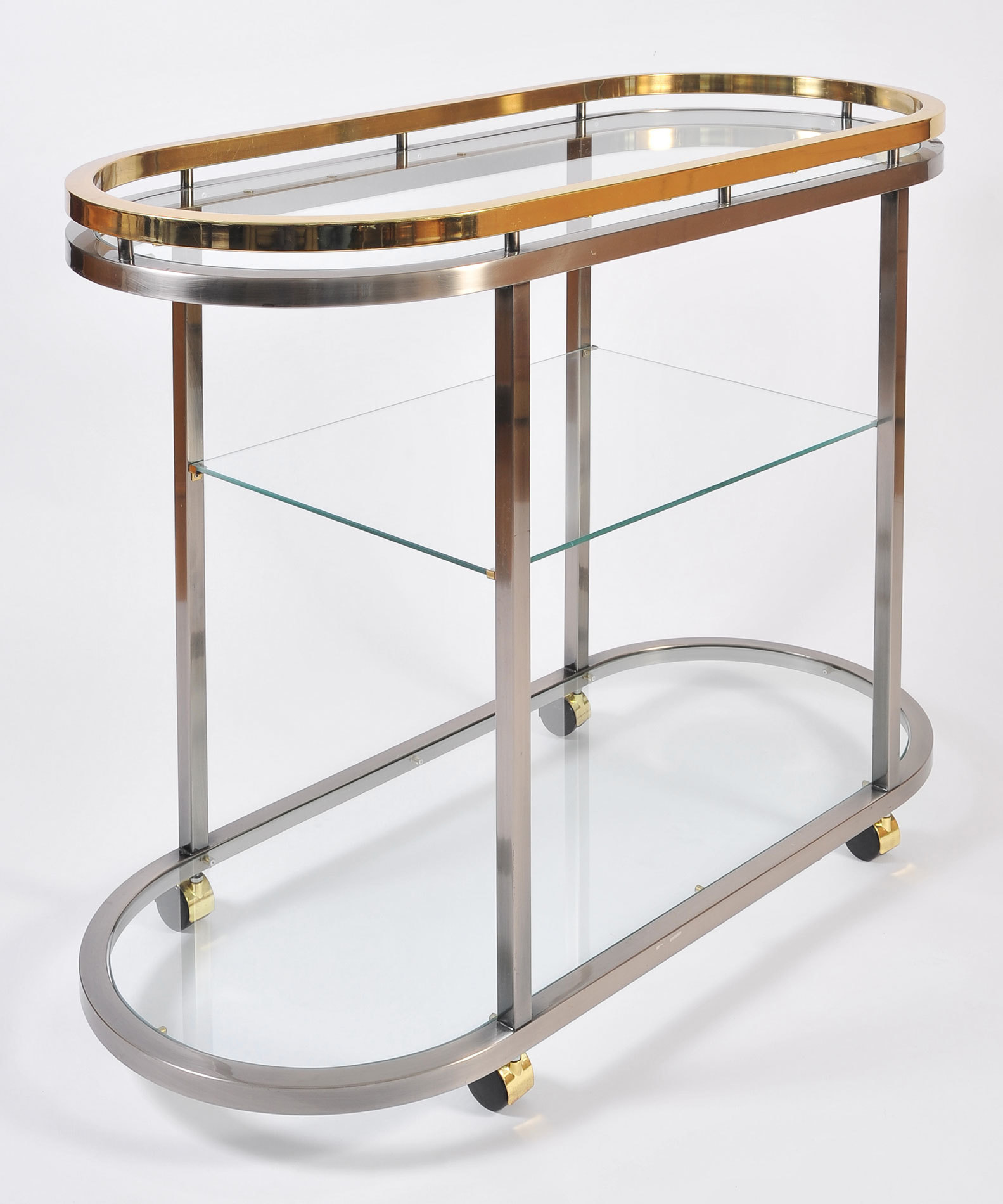 Us Chrome Brass Trolley 04