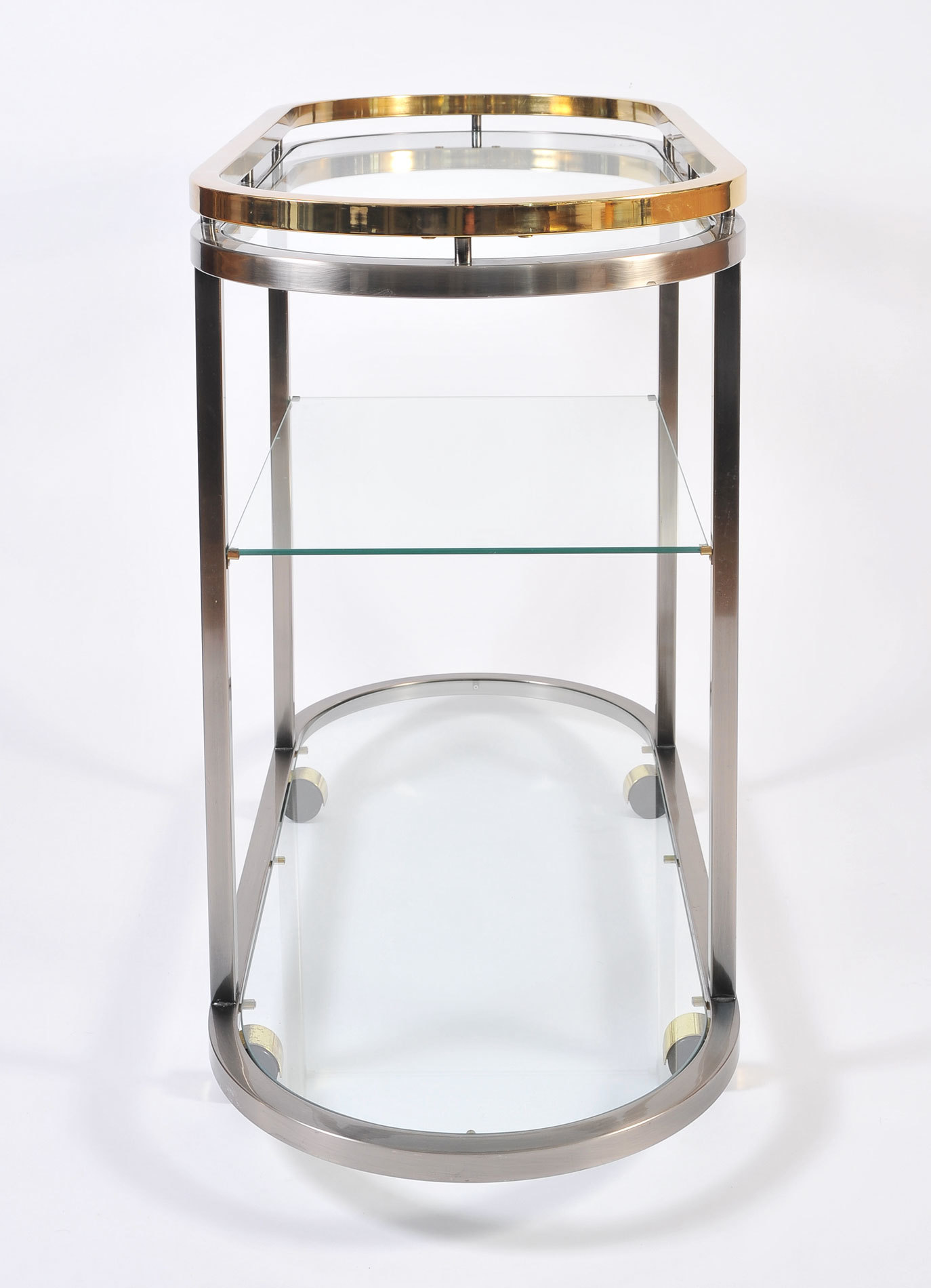 The image for Us Chrome Brass Trolley 05