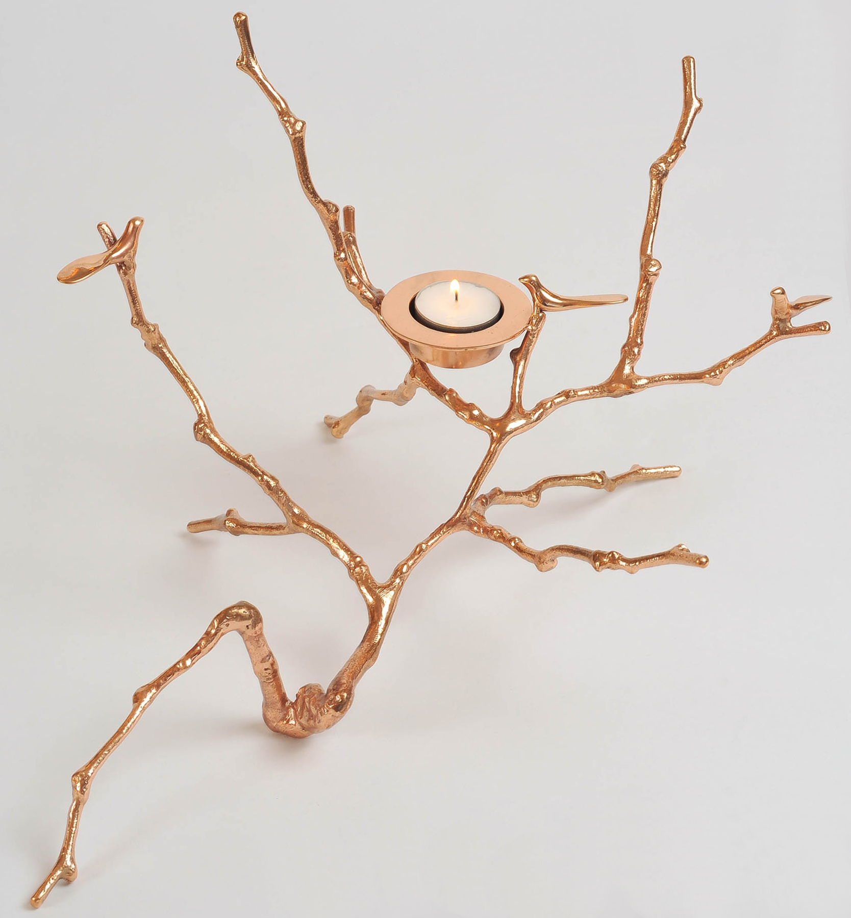 The image for Valerie Wade Brass Twig Candle Holder 03