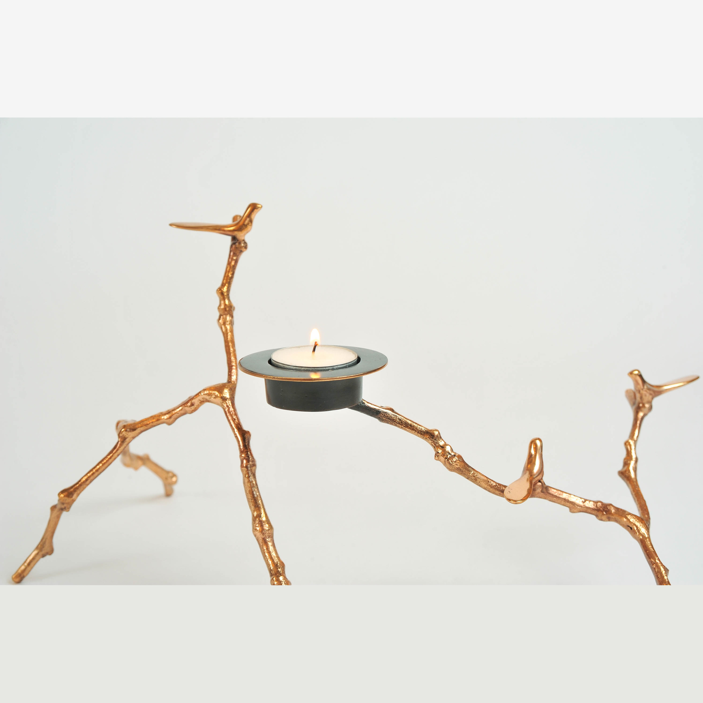 Valerie Wade Twig Candle Holder Copper 04