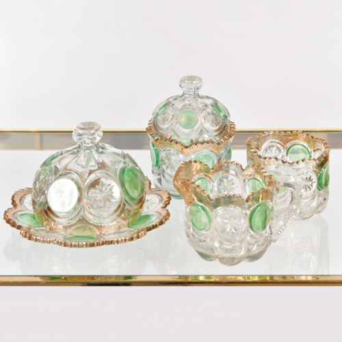 1950S Continental Cut Glass Set 01