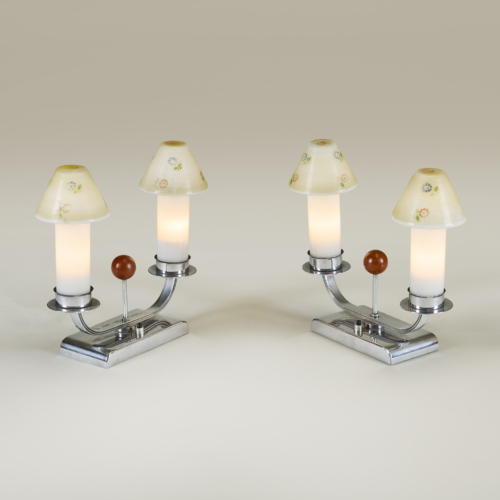 Art Deco Mushroom Lamps Valerie Wade 22 052 V1