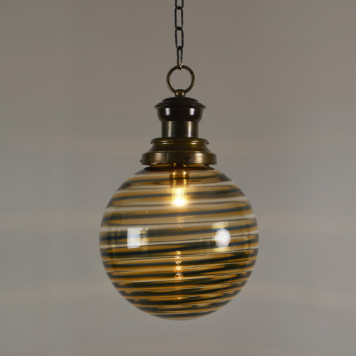 Black And Amber Swirl Penadnt 19 0184 V2