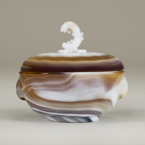 Caramel Glass Dish Valerie Wade 22 112 V1
