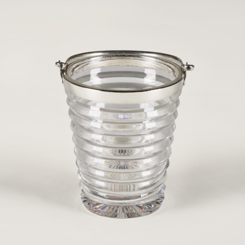 Crystal And Silver Ice Bucket Valerie Wade 24 233 V1