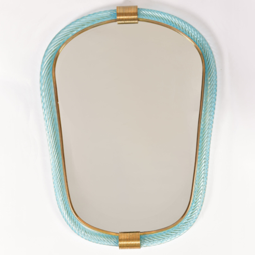 Firenze Mirror Blue Oblong 01