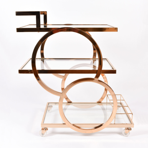 Gold American Drinks Trolley 01