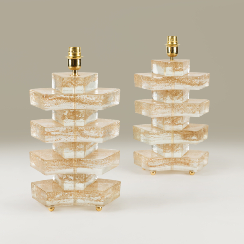 Gold Flecked Deco Lights Valerie Wade 263203 V1