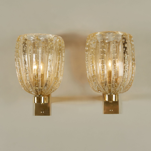 Italian Bubble Glass Wall Lights 142 V1