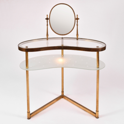 Italian Dressing Table Oval Mirror 01
