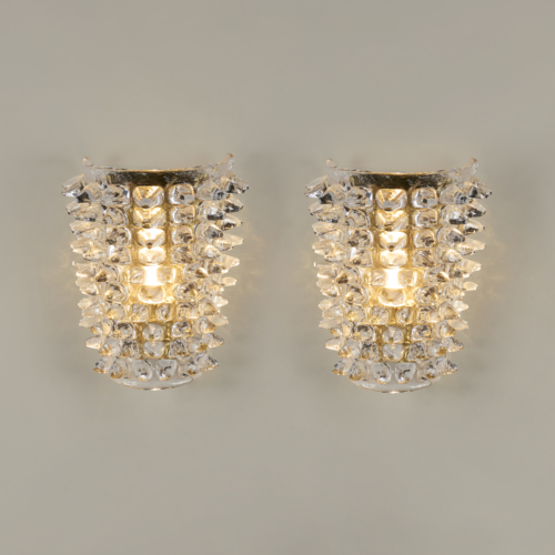 Large Spikey Glass Wall Lights  Valerie Wade 23 165 V1