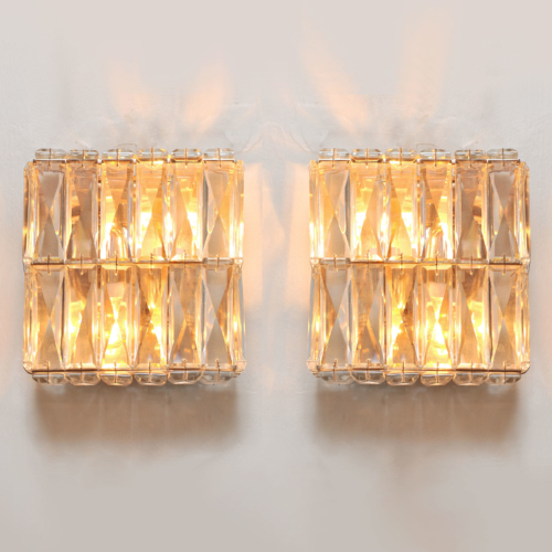 Pair Of Jewelled Wall Lights 01