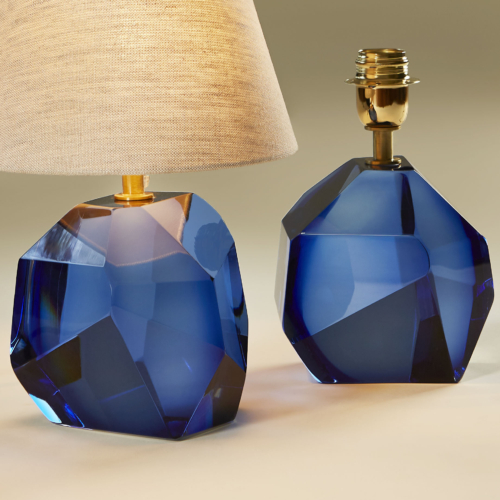 Pale Of Egyptian Blue Rock Lamps 086 V1