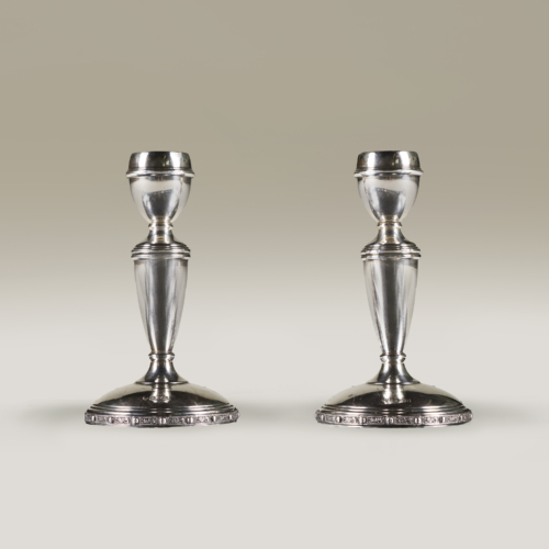 Silver Candlesticks Valerie Wade 24 183 V1