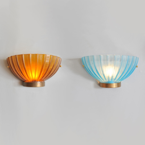 Two Seguso Scallop Lights 01 Vw