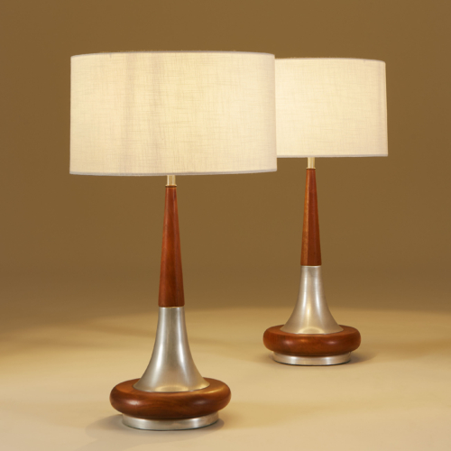 Walnut Table Lamps 110 V1