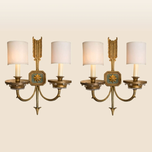 Valerie Wade Lw413 1930S French Times Arrow Wall Lights 01