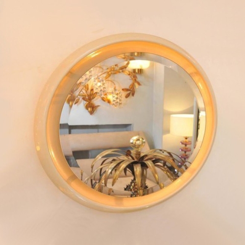 Valerie Wade Mw620 Italian 1970S Circular Back Lit Wall Mirror 01