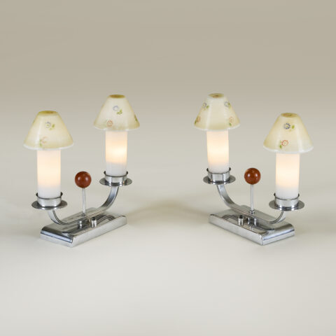 Art Deco Mushroom Lamps Valerie Wade 22 052 V1