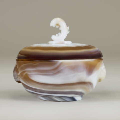 Caramel Glass Dish Valerie Wade 22 112 V1