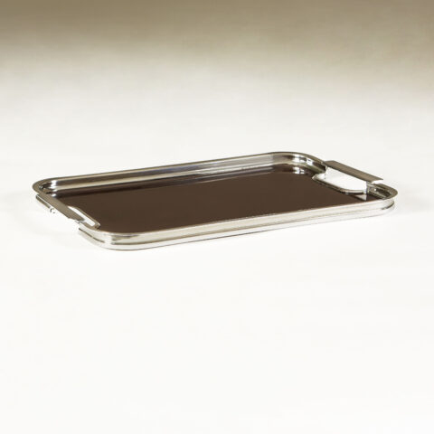 Chrome And Bakelite Tray 0109 V1