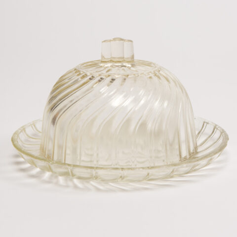 Glass Cheese Dish00001
