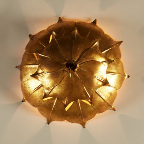 Gold Leaf Wall Light 20210427 0099 V1