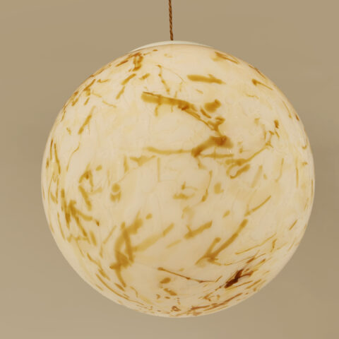 Italian Glass Ball Ceiling Light 218 V1