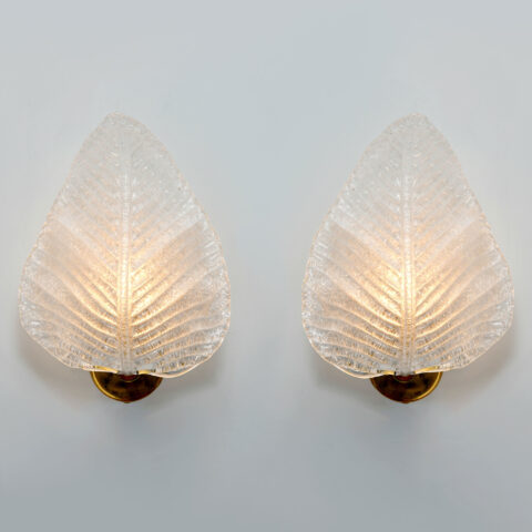 Pair Muran Leaf Wall Lights 01