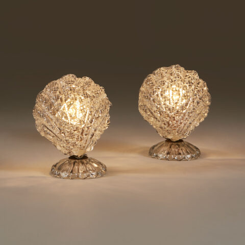 Pair Murano Glass Table Lights 0023 V1
