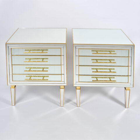 Pair Of Mirrored Chests 01 Vw