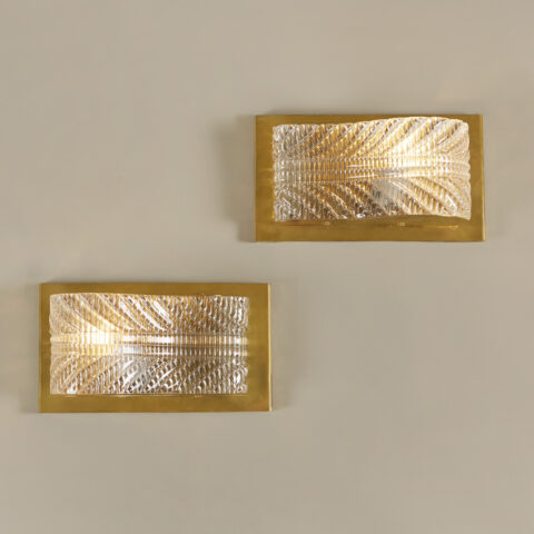 Seguso Brass Wall Lights 19 0088 V1