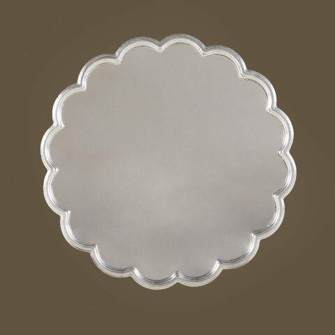 Silver Flower Mirror 0136 V1