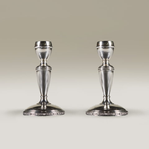 Silver Candlesticks Valerie Wade 24 183 V1