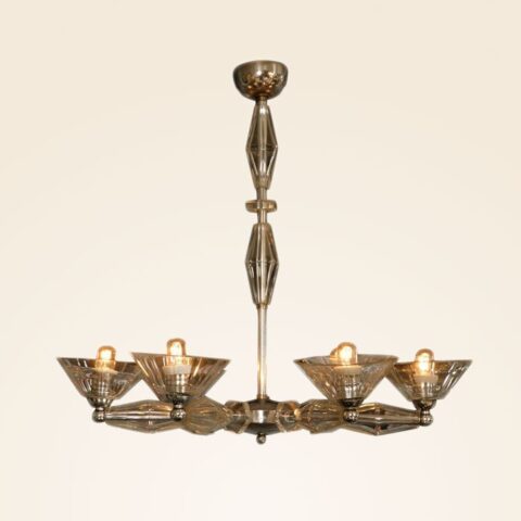 Valerie Wade Lc083 1950S Italian Six Arm Glass Chandelier 01