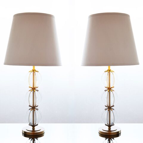 Valerie Wade Lt440 Pair Contemporary Orb Lamps Large 01