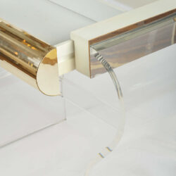 The image for 1950S American Lucite Dressing Table Gold Front 06