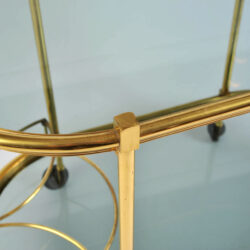 The image for Brass Trolley Smoked Glass 08