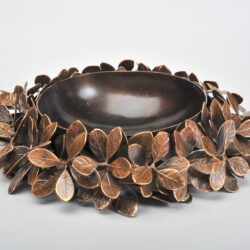 The image for Cast Bronze Leaf Bowl 03