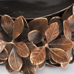 The image for Cast Bronze Leaf Bowl 04