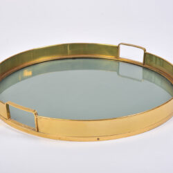 The image for Circular Brass Tray 03