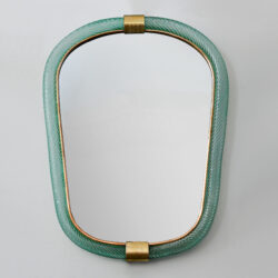 The image for Green Barovier Wall Mirror 01