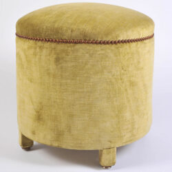 The image for Green Yellow Upholstered Stool 02