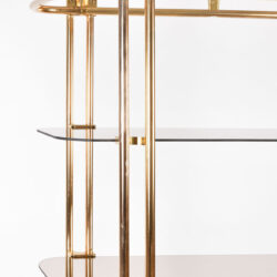 The image for Hollywood Regency Brass Shelves 04