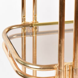 The image for Hollywood Regency Brass Shelves 05