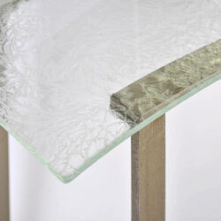 The image for Italian Glass Chrome Dressing Table 07Ajpg