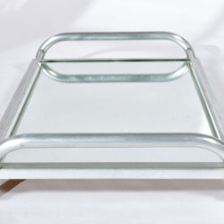 The image for Large Chrome Mirrored Tray 04