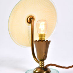 The image for Pair 1940S Flower Lamps 05