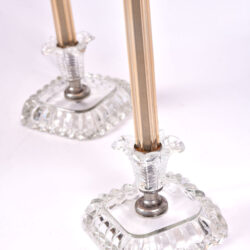 The image for Pair 1950S Us Glass Lamps 03