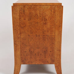 The image for Pair Burr Walnut Bedside Tables 03 Vw